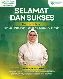 Selamat! Monica Subastia, M.Pd. Resmi Terpilih Menjadi Ketua Umum PP Nasyiatul Aisyiyah Periode 2026–2030